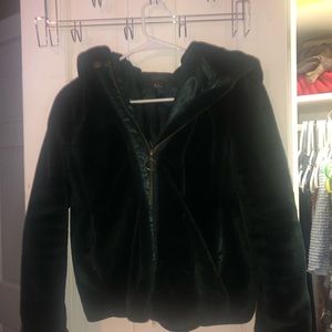 SOFT green zip up